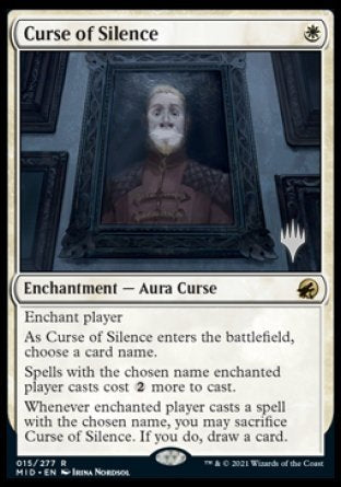 Curse of Silence (Promo Pack) [Innistrad: Midnight Hunt Promos] | Exor Games Truro