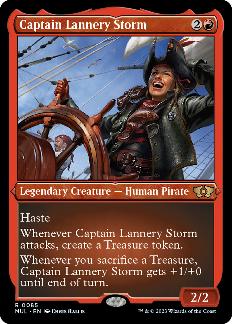 Captain Lannery Storm (Foil Etched) [Multiverse Legends] | Exor Games Truro