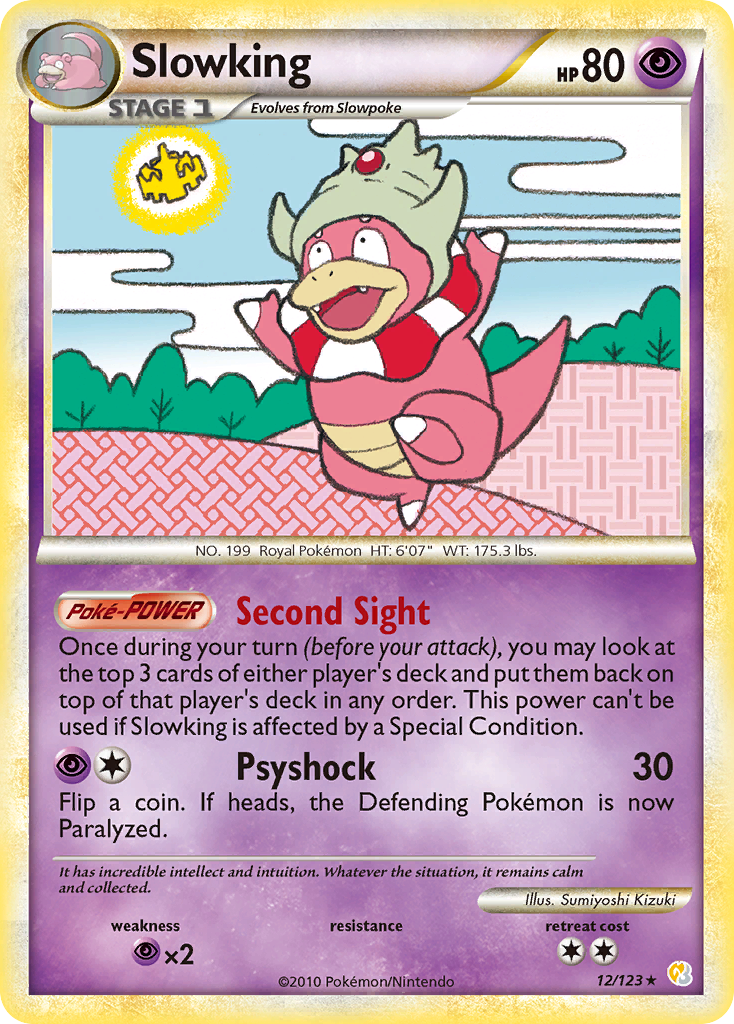 Slowking (12/123) [HeartGold & SoulSilver: Base Set] | Exor Games Truro