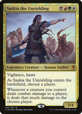 Saskia the Unyielding [Commander 2016] | Exor Games Truro