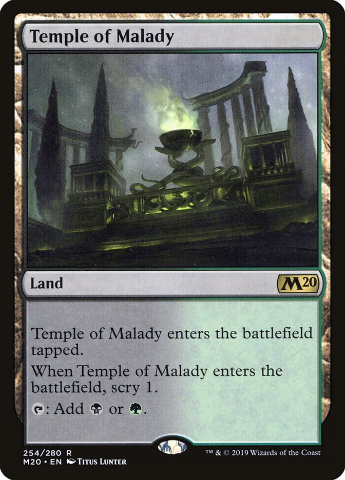 Temple of Malady [Core Set 2020] | Exor Games Truro