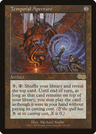 Temporal Aperture [Urza's Saga] | Exor Games Truro