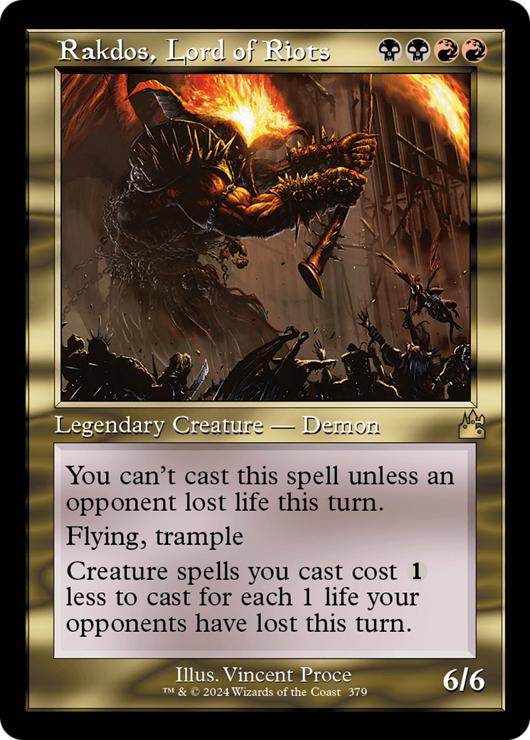 Rakdos, Lord of Riots (Retro Frame) [Ravnica Remastered] | Exor Games Truro