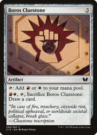 Boros Cluestone [Commander 2015] | Exor Games Truro