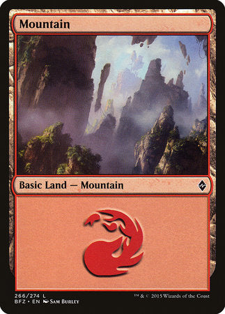 Mountain (266) [Battle for Zendikar] | Exor Games Truro