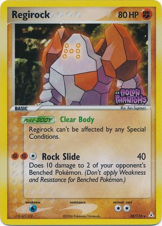 Regirock (28/110) (Stamped) [EX: Holon Phantoms] | Exor Games Truro