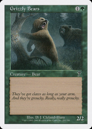 Grizzly Bears [Seventh Edition] | Exor Games Truro