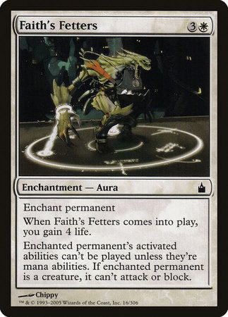 Faith's Fetters [Ravnica: City of Guilds] | Exor Games Truro