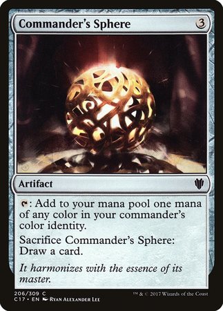 Commander's Sphere [Commander 2017] | Exor Games Truro