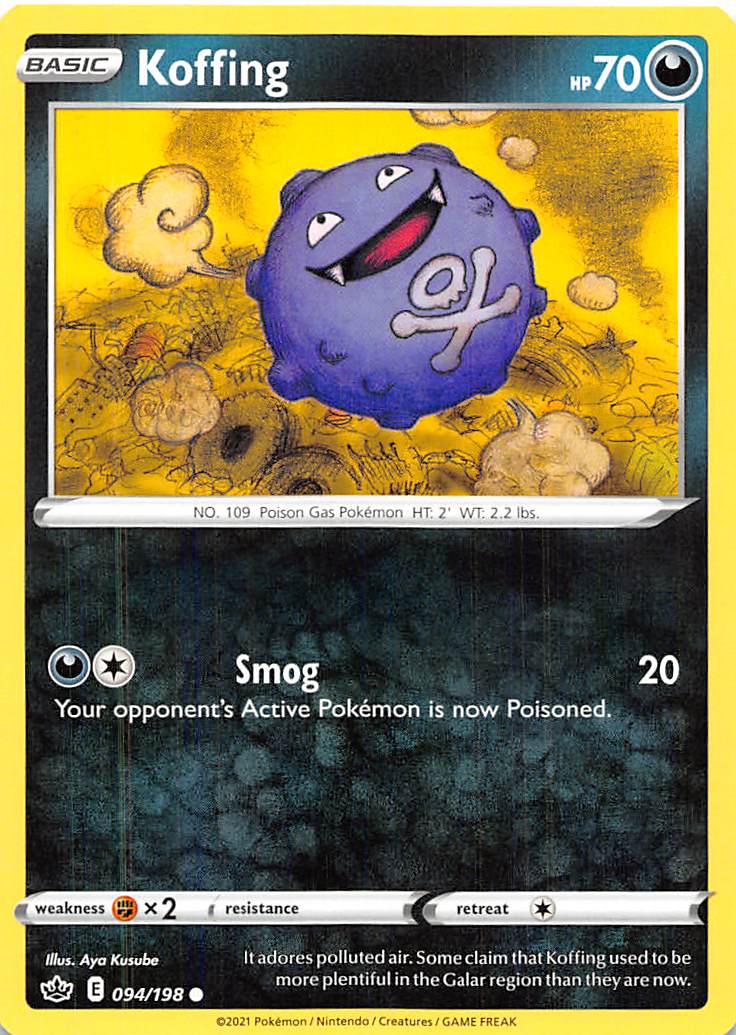 Koffing (094/198) [Sword & Shield: Chilling Reign] | Exor Games Truro