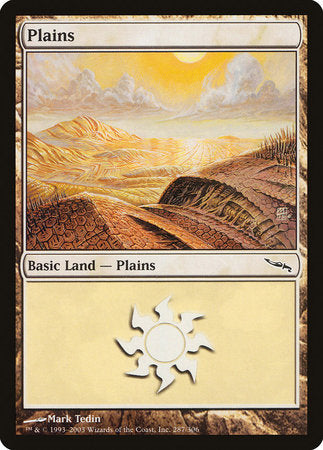 Plains (287) [Mirrodin] | Exor Games Truro