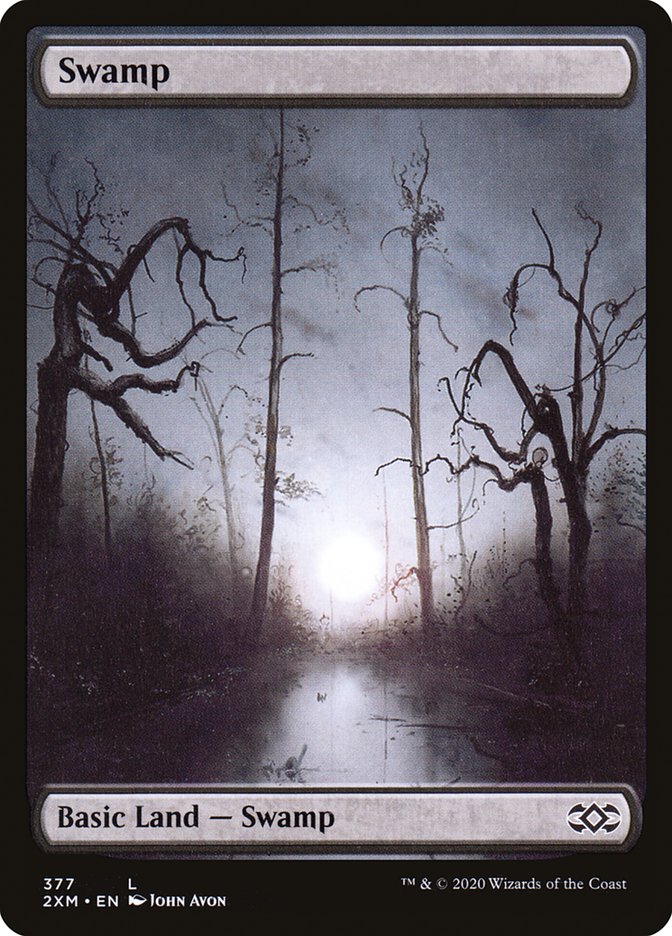 Swamp (377) [Double Masters] | Exor Games Truro