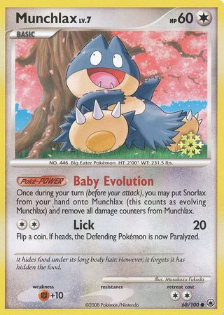 Munchlax (68/100) [Countdown Calendar Promos] | Exor Games Truro