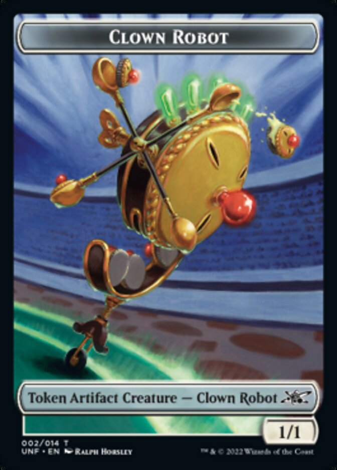 Clown Robot (002) Token [Unfinity Tokens] | Exor Games Truro