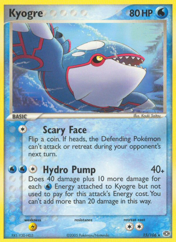 Kyogre (15/106) [EX: Emerald] | Exor Games Truro