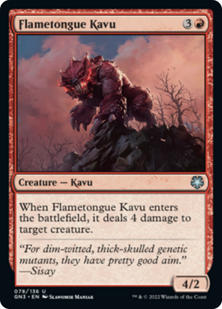 Flametongue Kavu [Game Night: Free-for-All] | Exor Games Truro