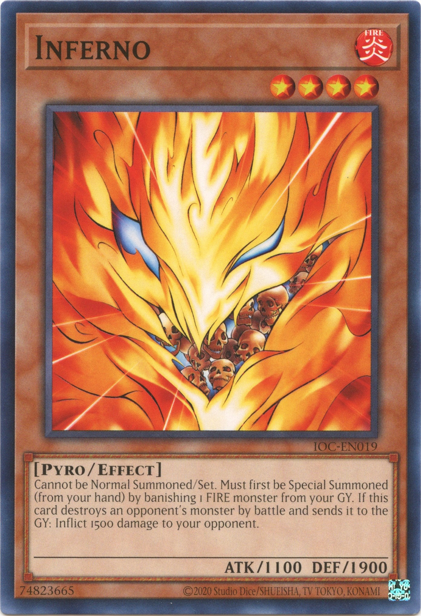 Inferno (25th Anniversary) [IOC-EN019] Common | Exor Games Truro