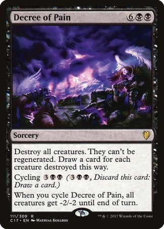 Decree of Pain [Commander 2017] | Exor Games Truro