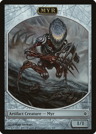 Myr Token [New Phyrexia Tokens] | Exor Games Truro
