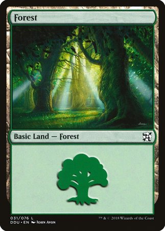 Forest (31) [Duel Decks: Elves vs. Inventors] | Exor Games Truro