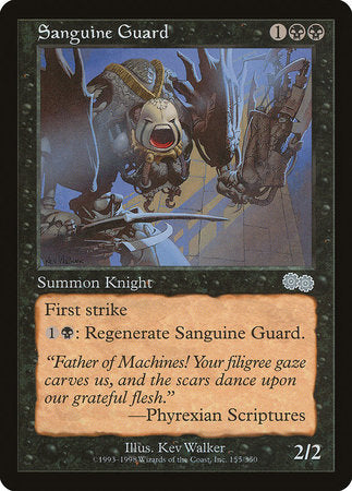 Sanguine Guard [Urza's Saga] | Exor Games Truro