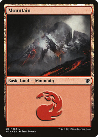 Mountain (261) [Dragons of Tarkir] | Exor Games Truro