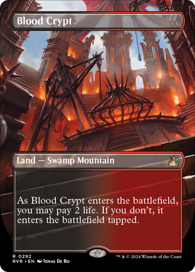 Blood Crypt (Borderless) [Ravnica Remastered] | Exor Games Truro