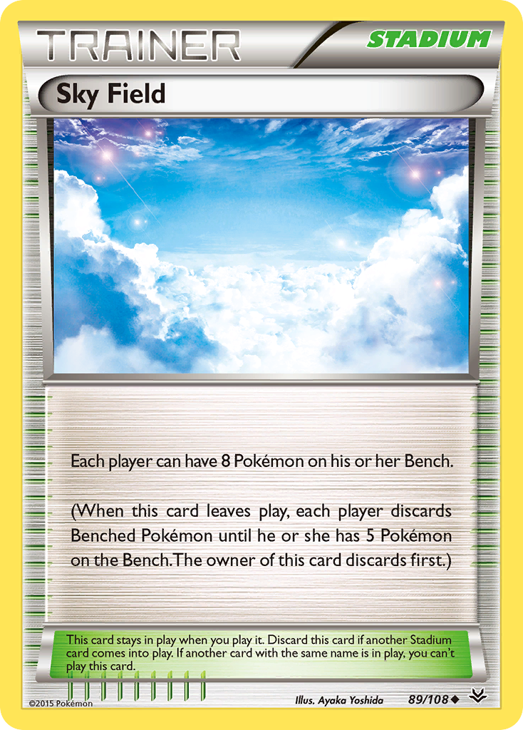 Sky Field (89/108) [XY: Roaring Skies] | Exor Games Truro