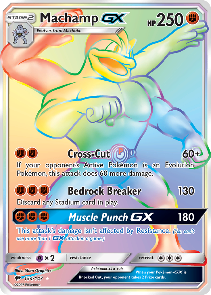 Machamp GX (154/147) [Sun & Moon: Burning Shadows] | Exor Games Truro