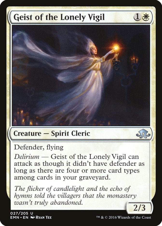 Geist of the Lonely Vigil [Eldritch Moon] | Exor Games Truro