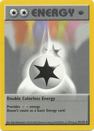 Double Colorless Energy (96/102) (Shadowless) [Base Set 1st Edition] | Exor Games Truro