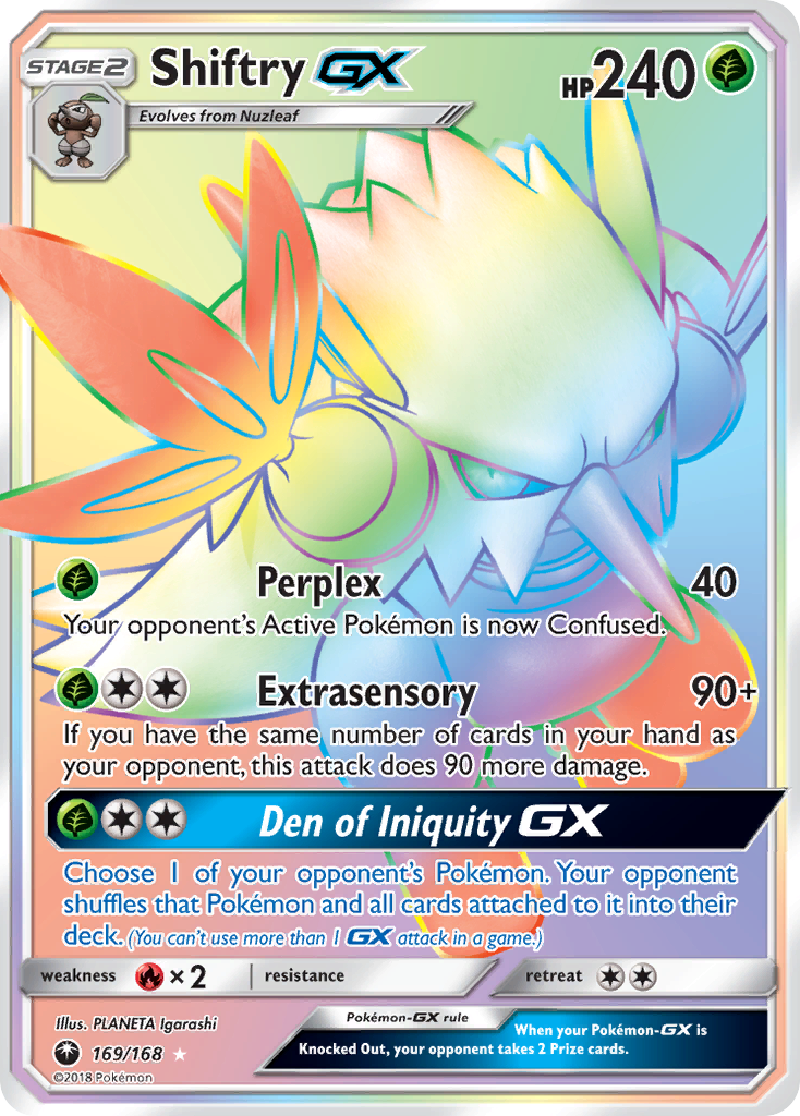 Shiftry GX (169/168) [Sun & Moon: Celestial Storm] | Exor Games Truro