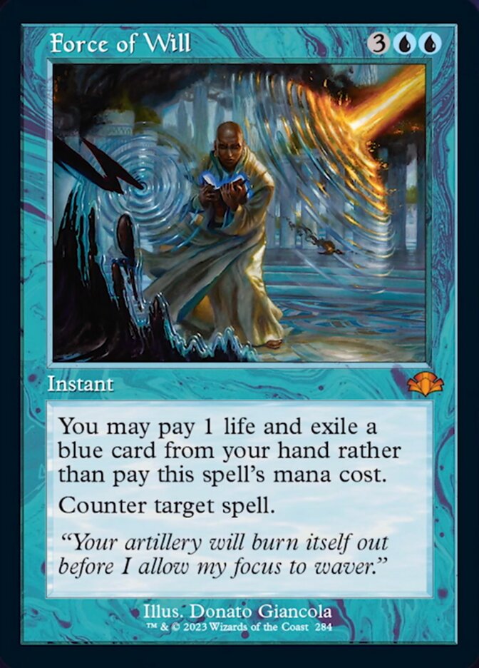 Force of Will (Retro) [Dominaria Remastered] | Exor Games Truro