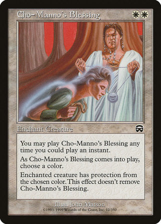 Cho-Manno's Blessing [Mercadian Masques] | Exor Games Truro