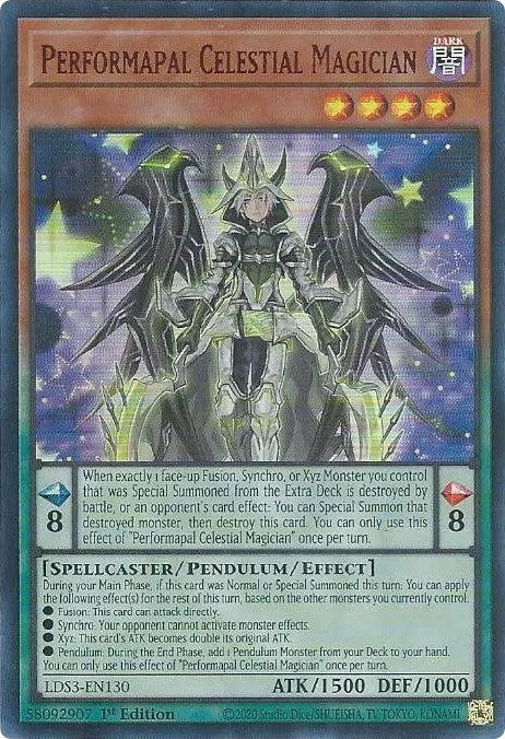 Performapal Celestial Magician (Red) [LDS3-EN130] Ultra Rare | Exor Games Truro