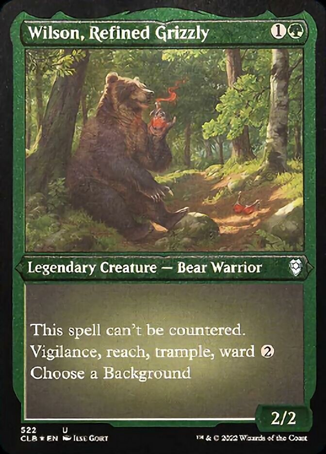 Wilson, Refined Grizzly (Foil Etched) [Commander Legends: Battle for Baldur's Gate] | Exor Games Truro