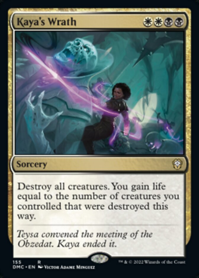Kaya's Wrath [Dominaria United Commander] | Exor Games Truro