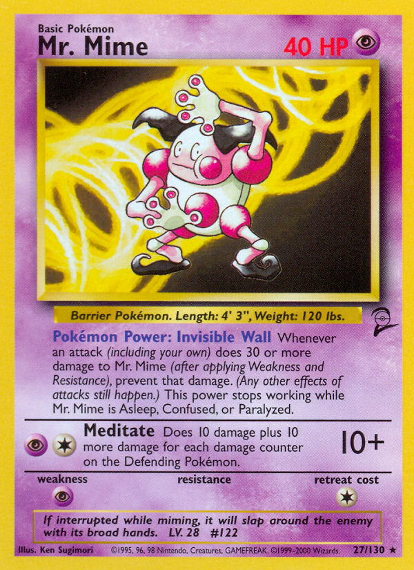 Mr. Mime (27/130) [Base Set 2] | Exor Games Truro