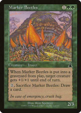 Marker Beetles [Urza's Destiny] | Exor Games Truro