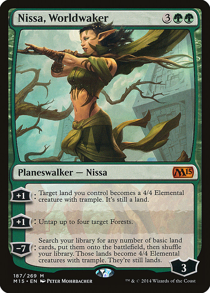 Nissa, Worldwaker [Magic 2015] | Exor Games Truro