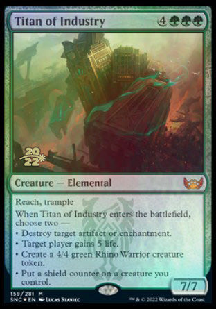 Titan of Industry [Streets of New Capenna Prerelease Promos] | Exor Games Truro