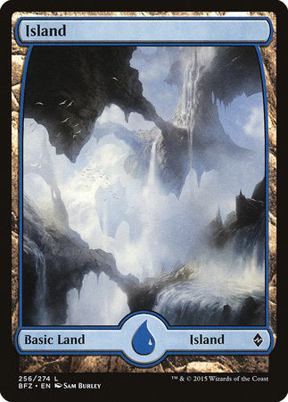 Island (256) - Full Art [Battle for Zendikar] | Exor Games Truro