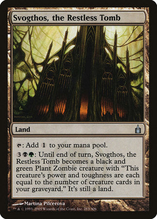 Svogthos, the Restless Tomb [Ravnica: City of Guilds] | Exor Games Truro