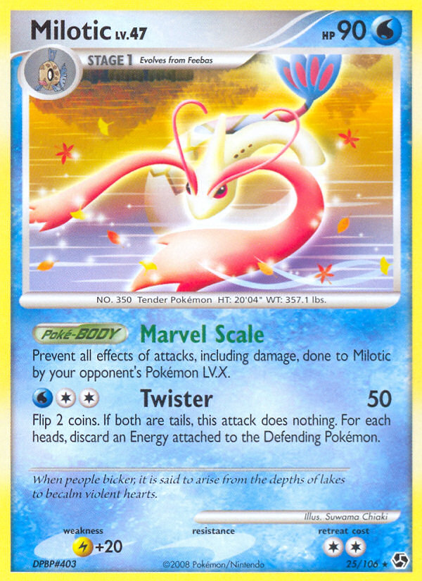 Milotic (25/106) [Diamond & Pearl: Great Encounters] | Exor Games Truro