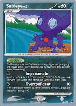 Sableye LV.31 (48/100) (Happy Luck - Mychael Bryan) [World Championships 2010] | Exor Games Truro