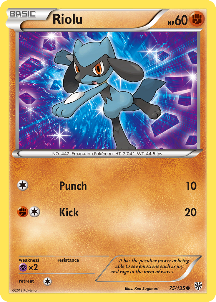 Riolu (75/135) [Black & White: Plasma Storm] | Exor Games Truro