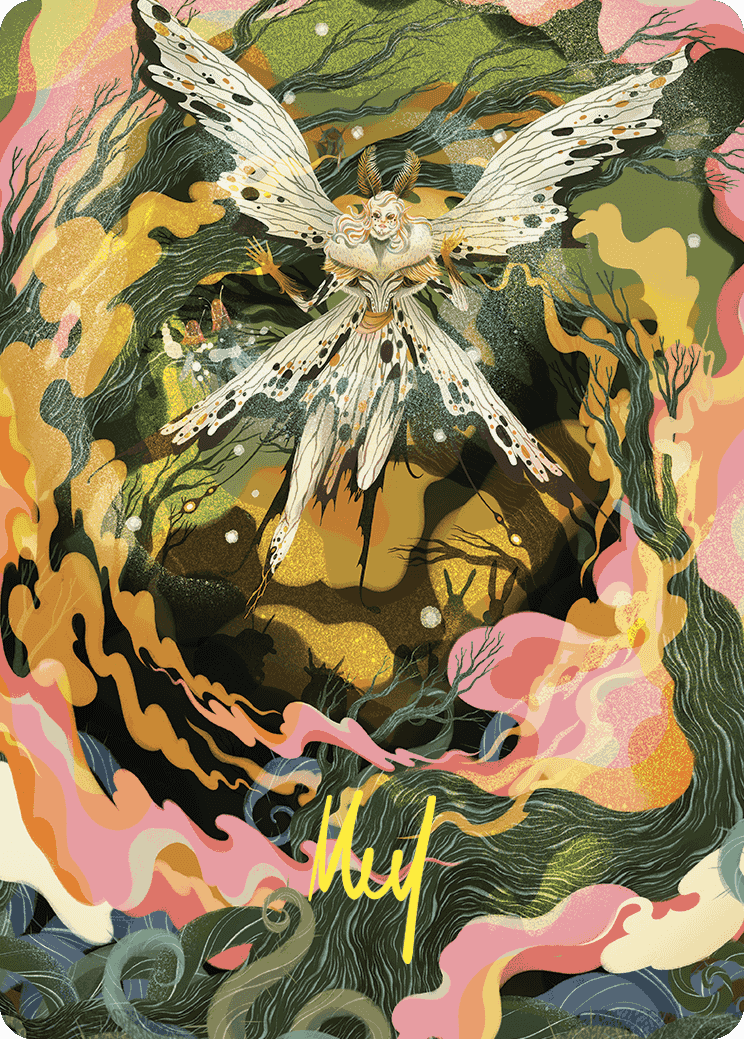 Greater Auramancy Art Card (Gold-Stamped Signature) [Wilds of Eldraine Art Series] | Exor Games Truro
