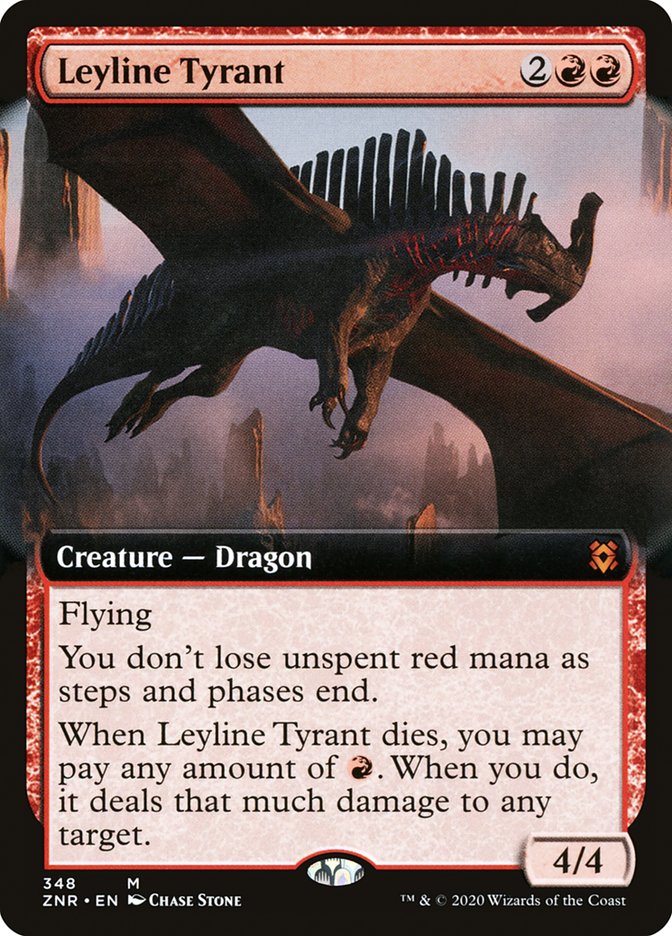 Leyline Tyrant (Extended Art) [Zendikar Rising] | Exor Games Truro