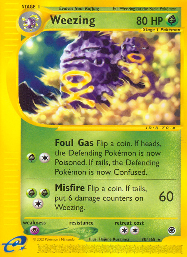 Weezing (70/165) [Expedition: Base Set] | Exor Games Truro