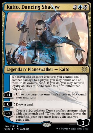 Kaito, Dancing Shadow (Promo Pack) [Phyrexia: All Will Be One Promos] | Exor Games Truro